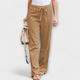 Célia™ - Ľahké ľanové nohavice