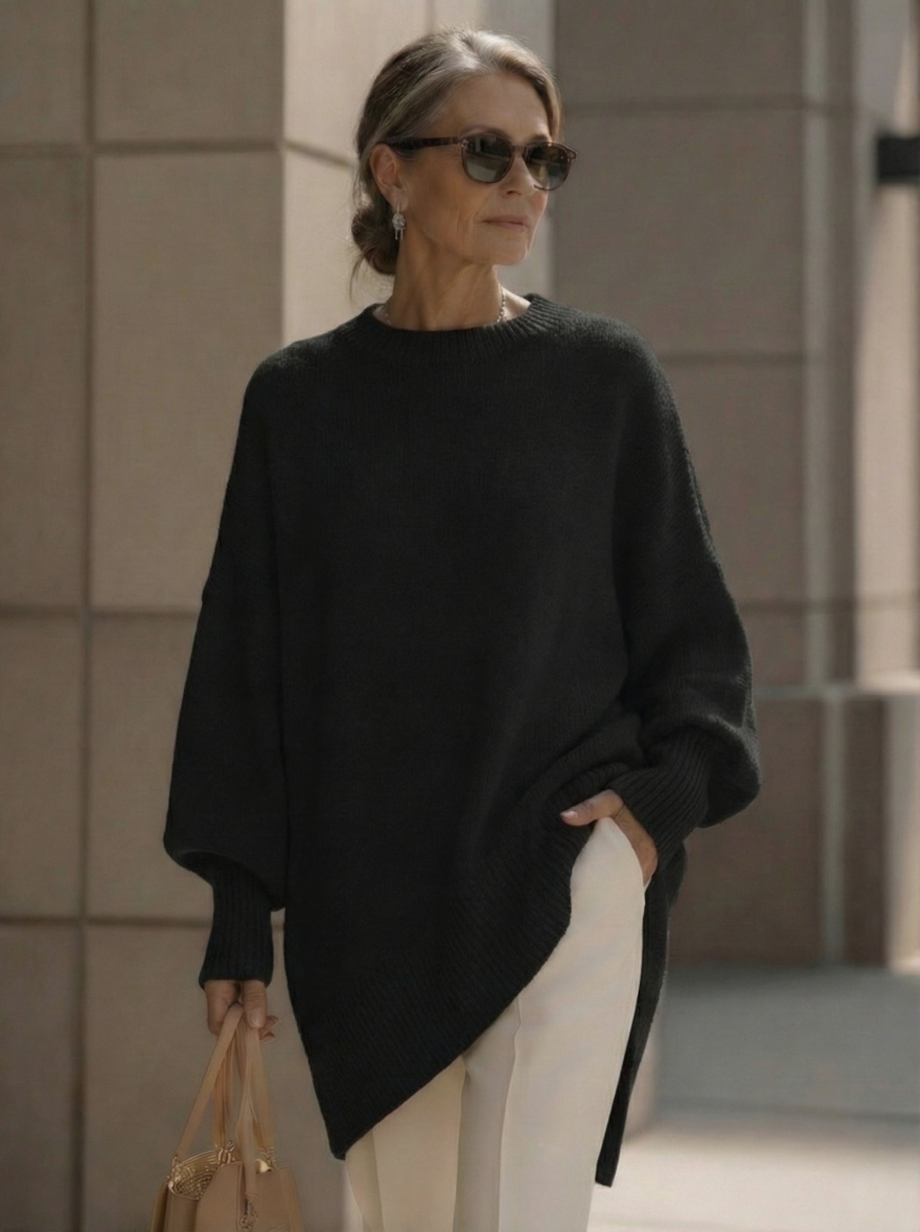 Nina™ – Útulný oversize sveter s vlnou